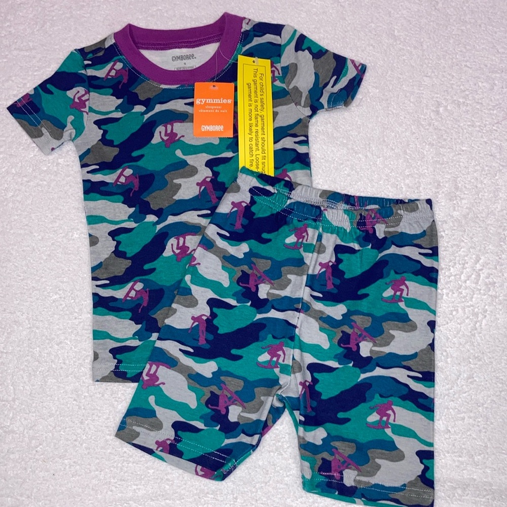 Nwt Gymboree gymmies summer short snug fit pajamas size 4